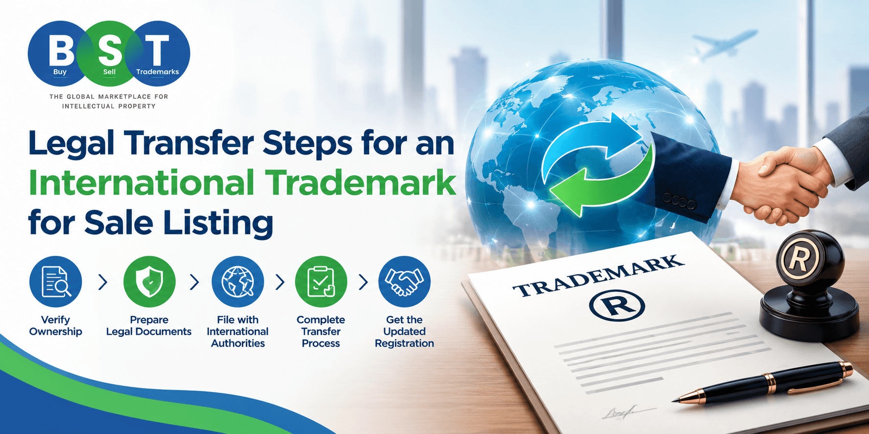 Legal Transfer Steps for an International Trademark for Sale Listing Cover image for Legal Transfer Steps for an International Trademark for Sale Listing