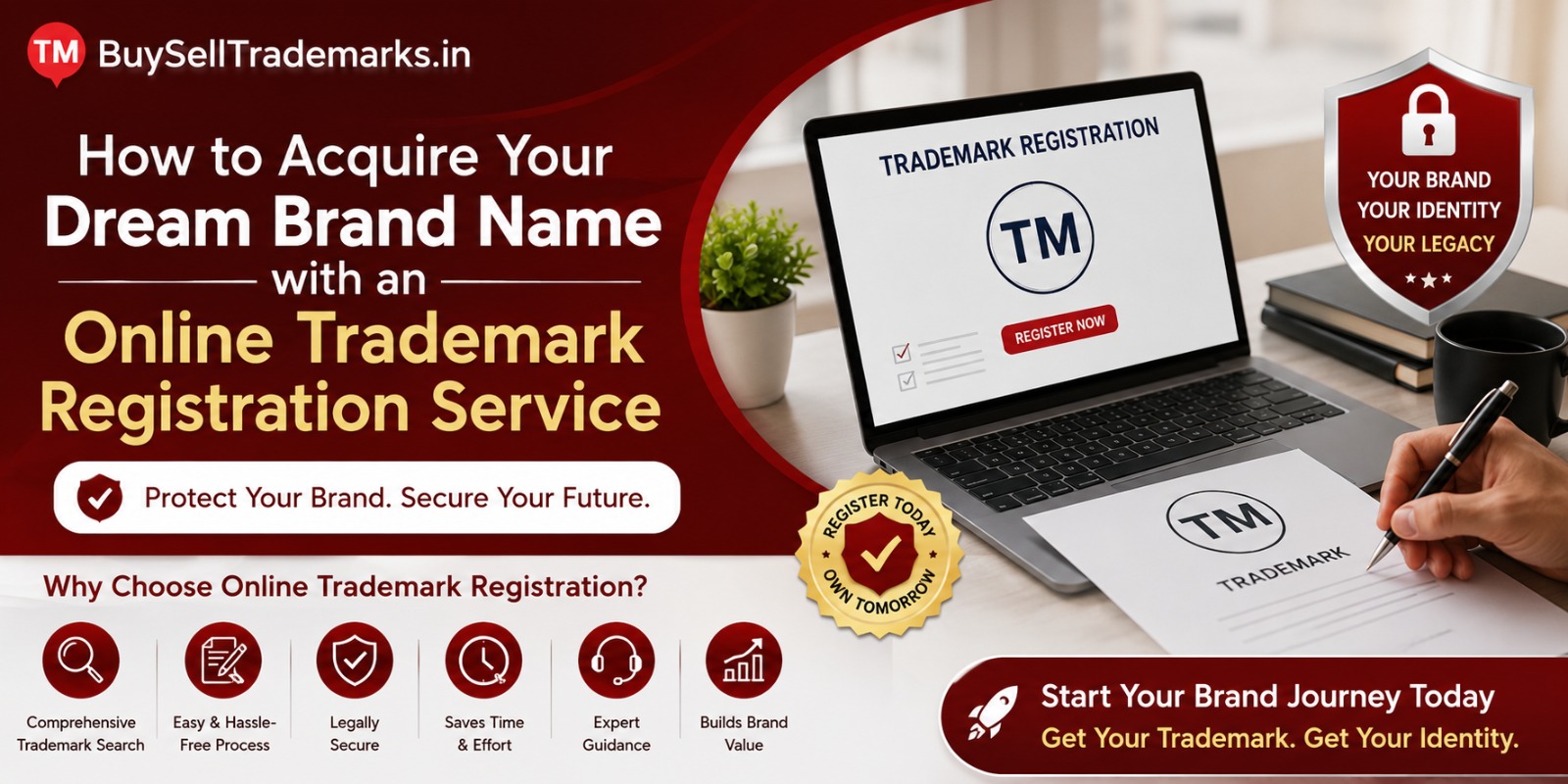 How to Acquire Your Dream Brand Name with an Online Trademark Registration Service